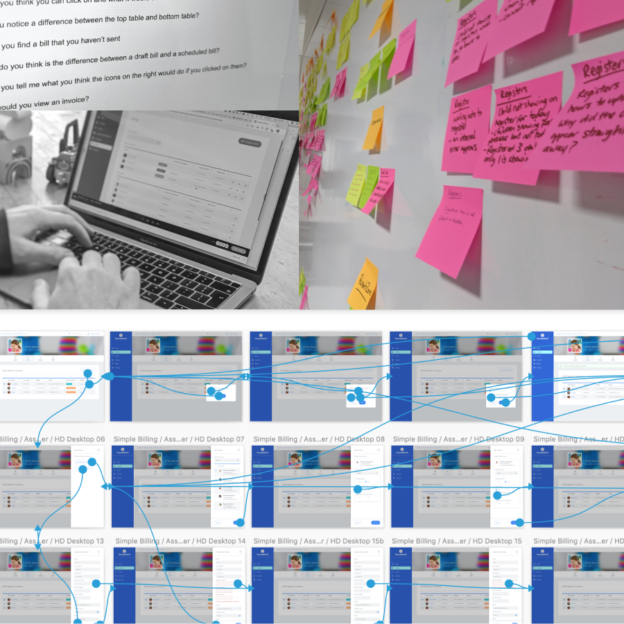 Connect Childcare research and user flows